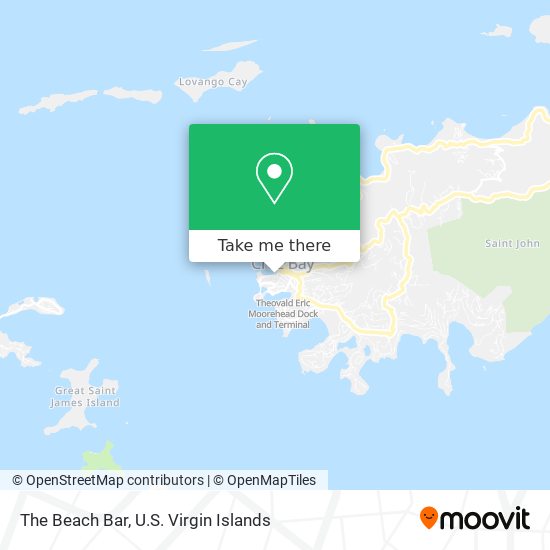 The Beach Bar map