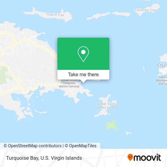 Turquoise Bay map
