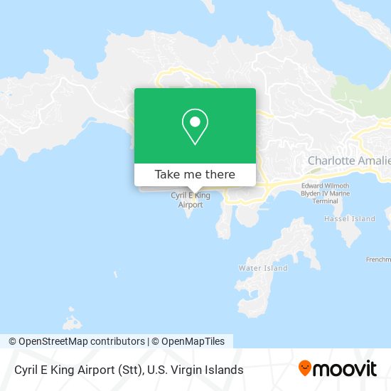 Cyril E King Airport (Stt) map