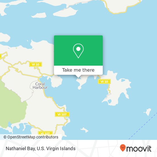 Mapa Nathaniel Bay