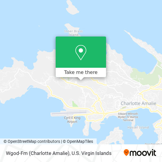 Wgod-Fm (Charlotte Amalie) map