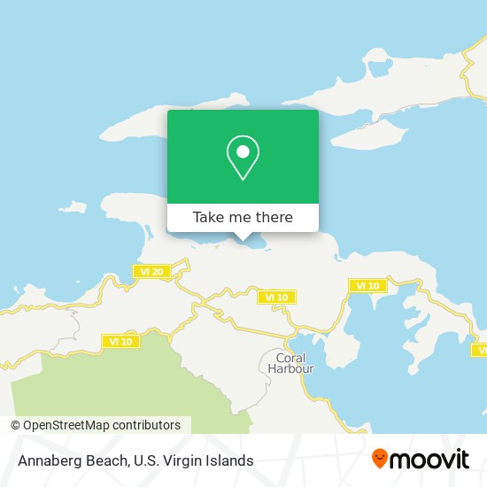 Annaberg Beach map