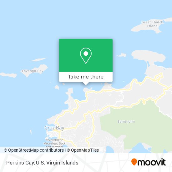 Perkins Cay map