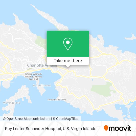 Roy Lester Schneider Hospital map