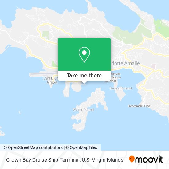 Crown Bay Cruise Ship Terminal map