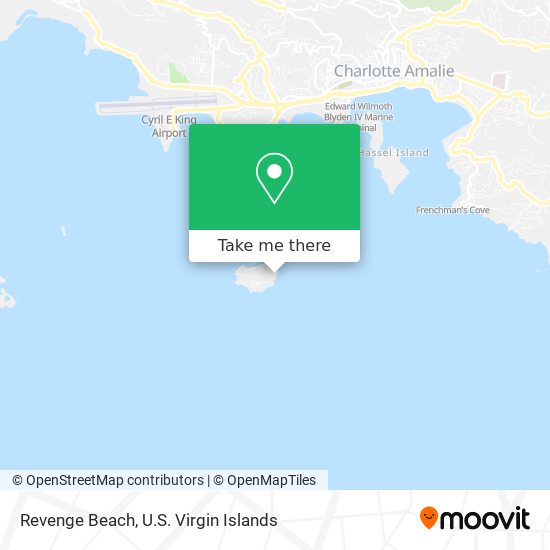 Mapa Revenge Beach