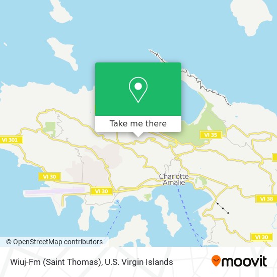 Wiuj-Fm (Saint Thomas) map