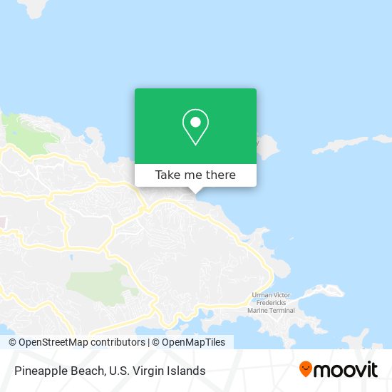 Mapa Pineapple Beach