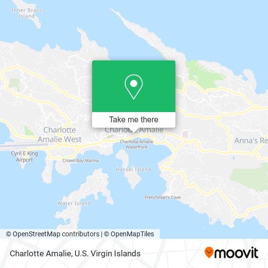 Charlotte Amalie map