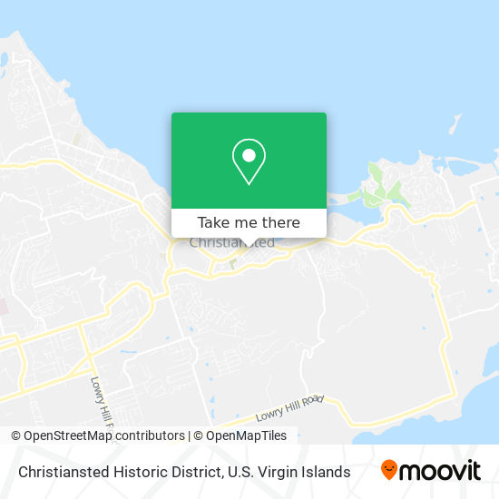 Christiansted Historic District map