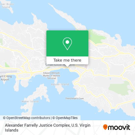 Alexander Farrelly Justice Complex map