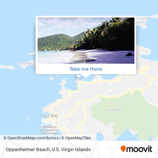 Mapa Oppenheimer Beach