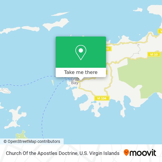 Mapa Church Of the Apostles Doctrine