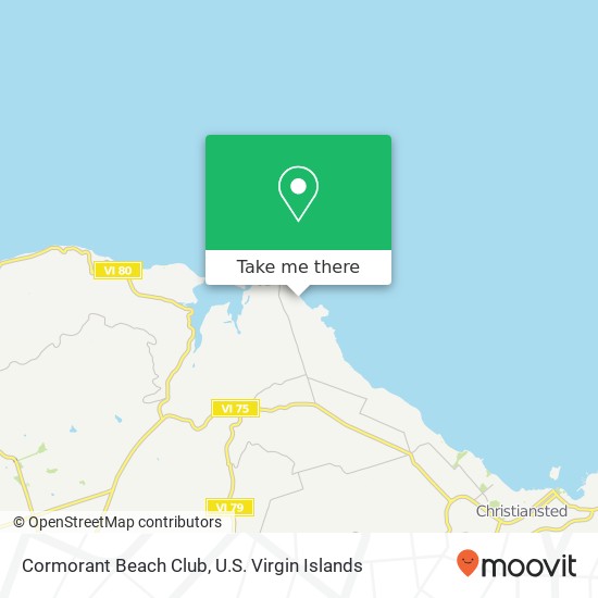 Cormorant Beach Club map