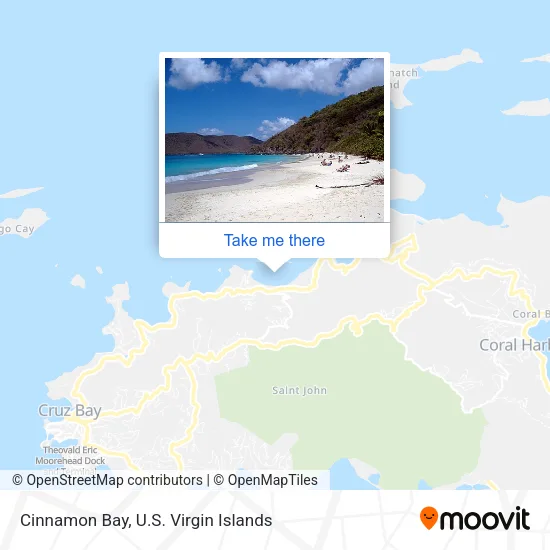 Cinnamon Bay map
