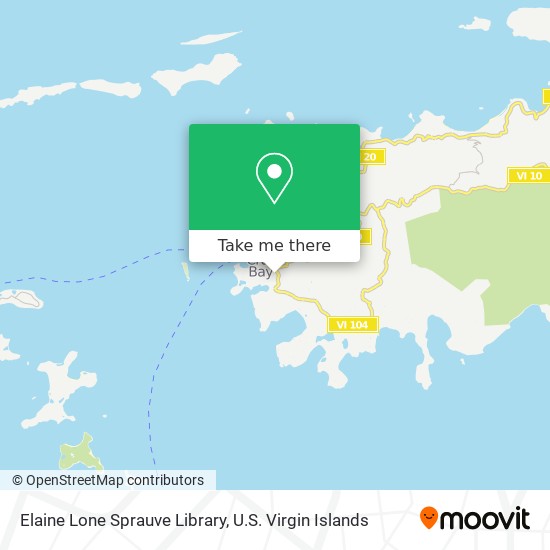 Elaine Lone Sprauve Library map