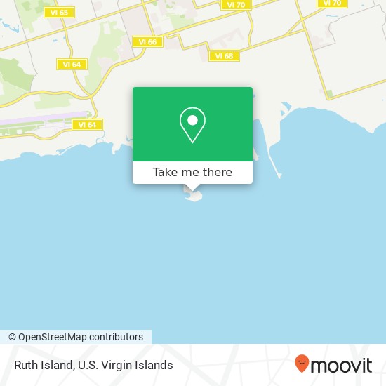 Ruth Island map