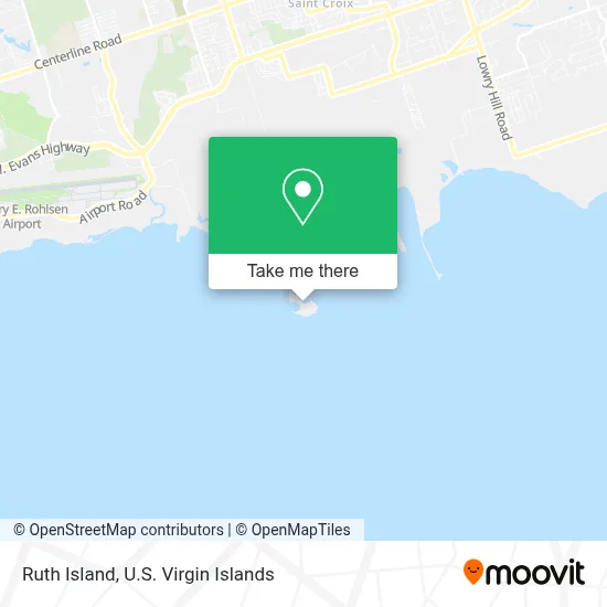 Ruth Island map
