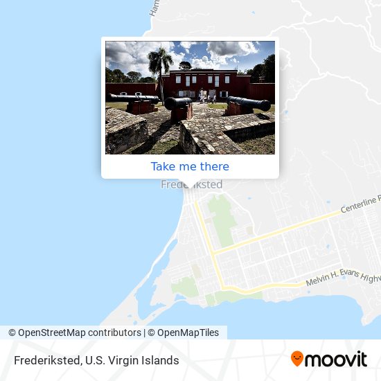 Frederiksted map