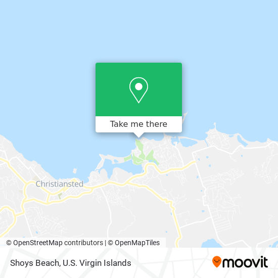 Shoys Beach map