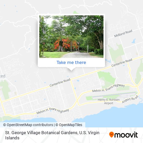St. George Village Botanical Gardens map