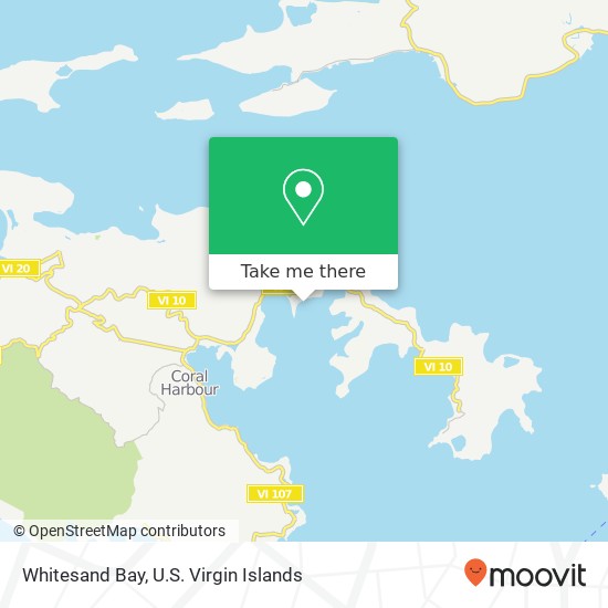 Whitesand Bay map