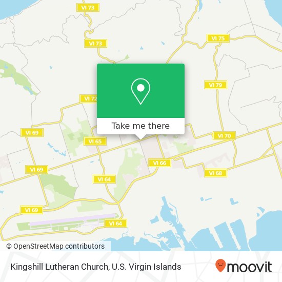 Kingshill Lutheran Church map