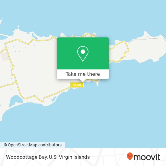 Woodcottage Bay map