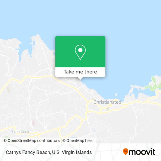 Cathys Fancy Beach map