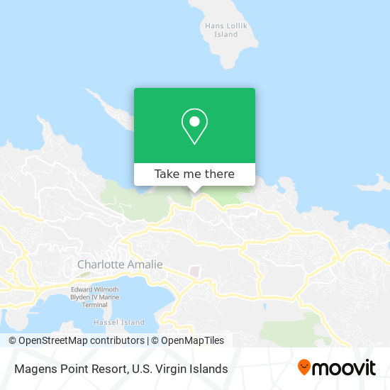 Magens Point Resort map