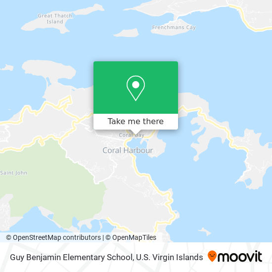 Guy Benjamin Elementary School map