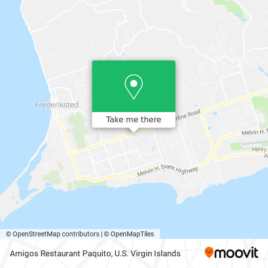 Amigos Restaurant Paquito map
