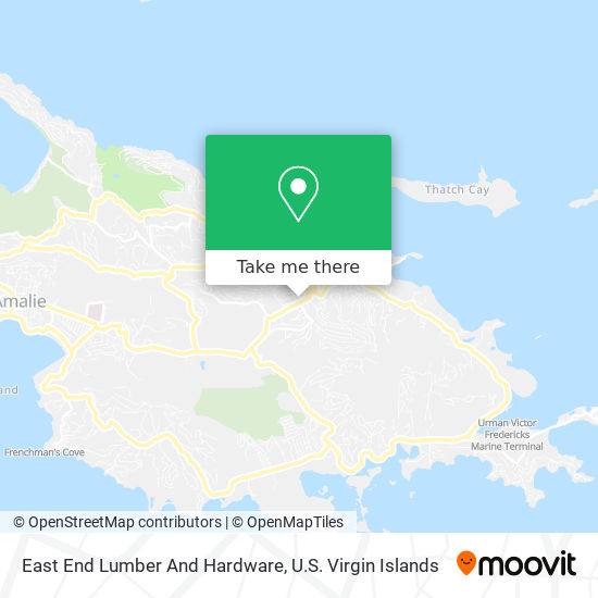 East End Lumber And Hardware map