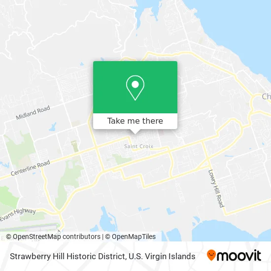 Strawberry Hill Historic District map