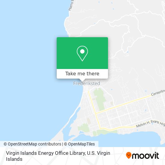 Virgin Islands Energy Office Library map