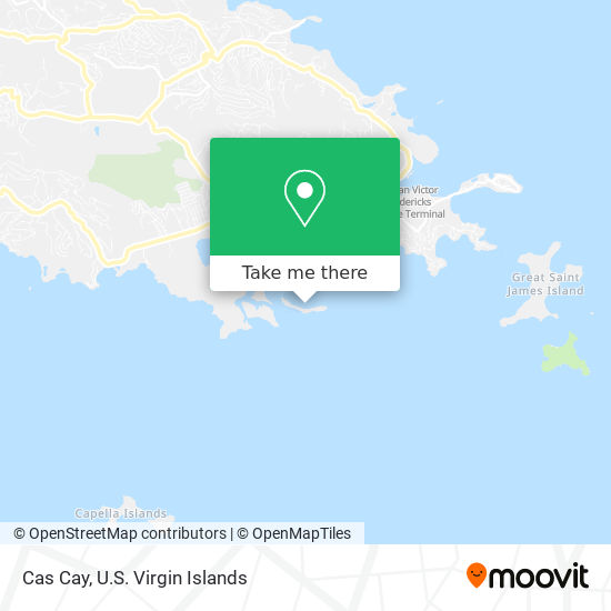 Cas Cay map