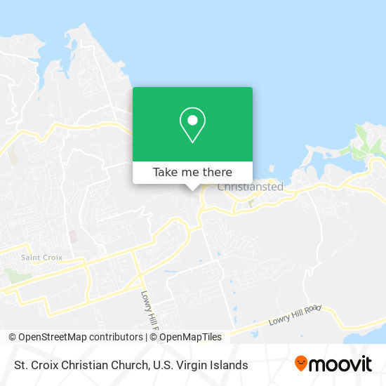 St. Croix Christian Church map