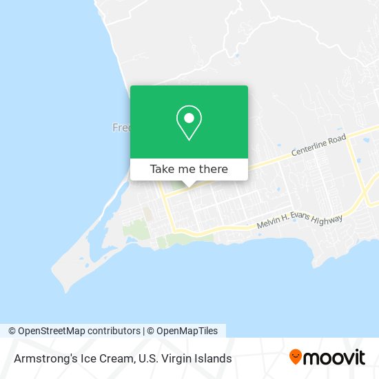 Armstrong's Ice Cream map