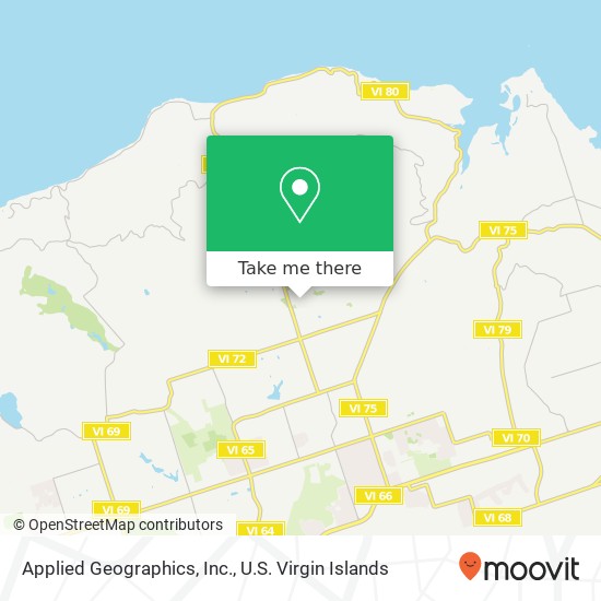 Applied Geographics, Inc. map