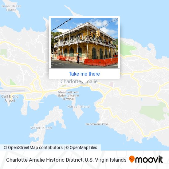 Charlotte Amalie Historic District map
