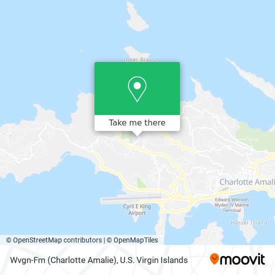 Wvgn-Fm (Charlotte Amalie) map