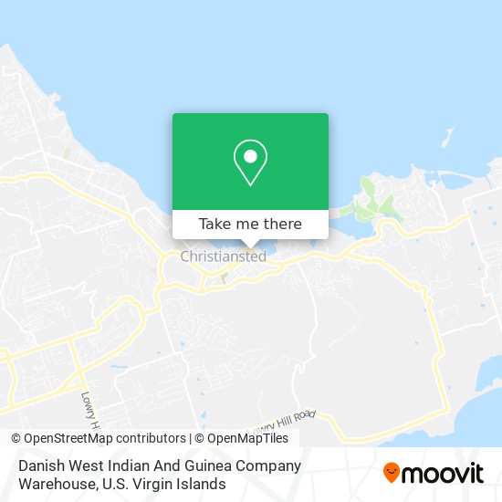 Danish West Indian And Guinea Company Warehouse map