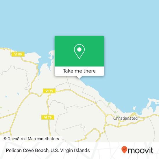 Pelican Cove Beach map