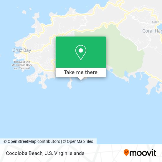 Cocoloba Beach map