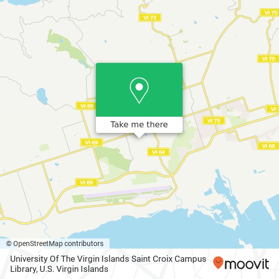 University Of The Virgin Islands Saint Croix Campus Library map