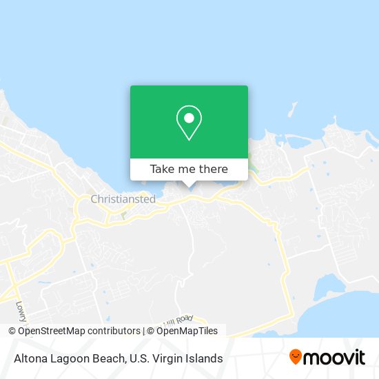 Altona Lagoon Beach map