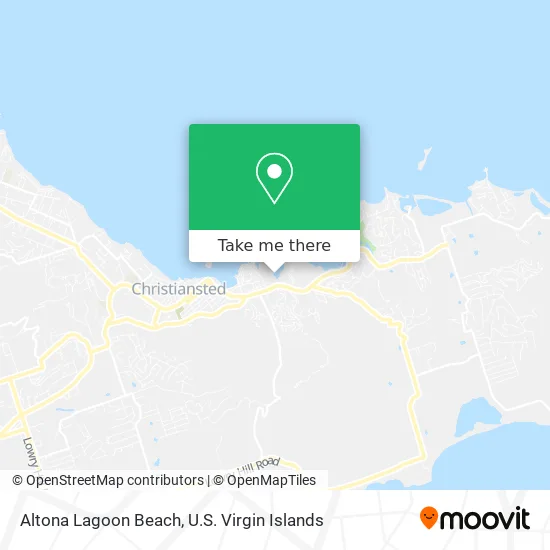 Altona Lagoon Beach map