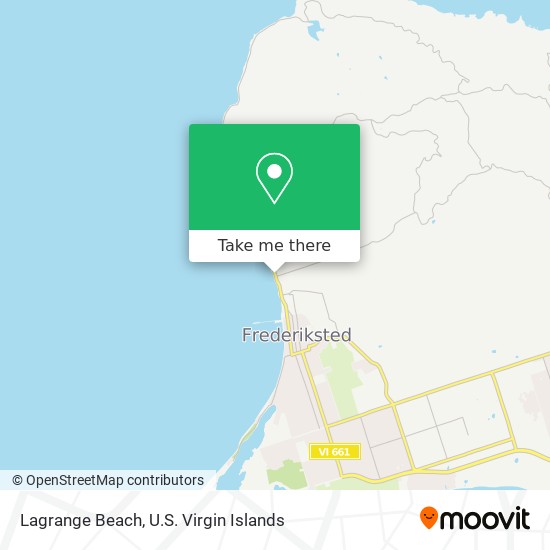 Lagrange Beach map