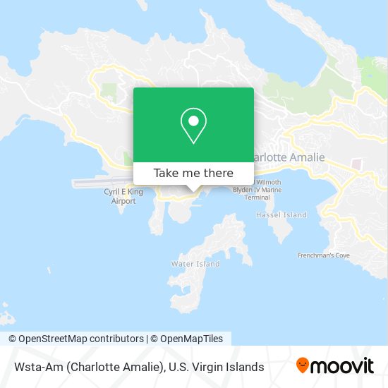 Wsta-Am (Charlotte Amalie) map