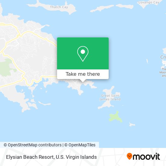 Elysian Beach Resort map